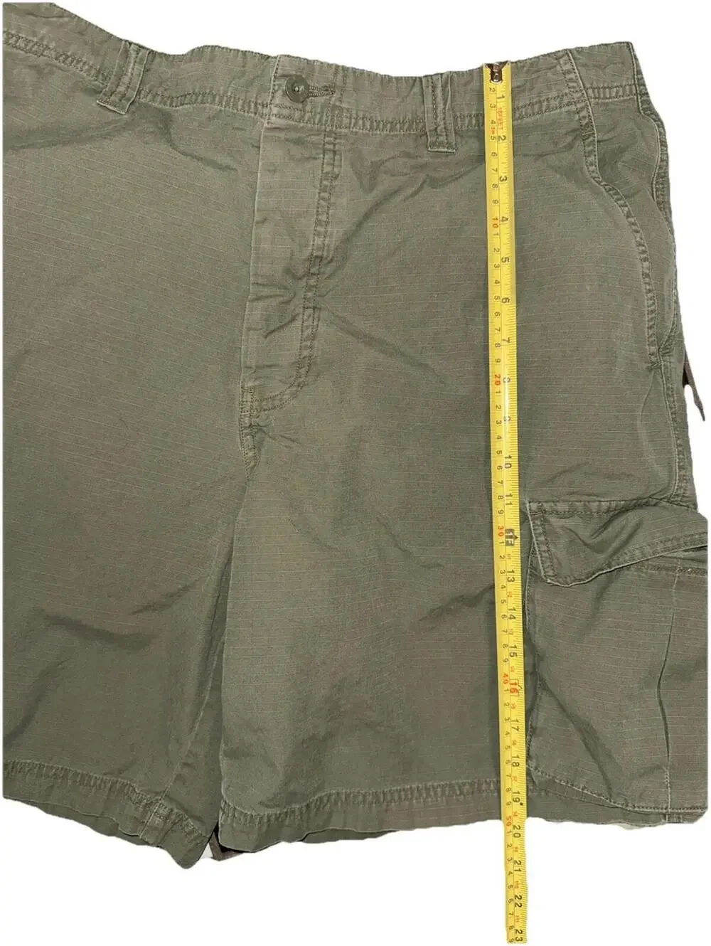 J Crew Men’s Green Cargo Shorts Sz 36 Cotton Beach Preppy Gorp y2k